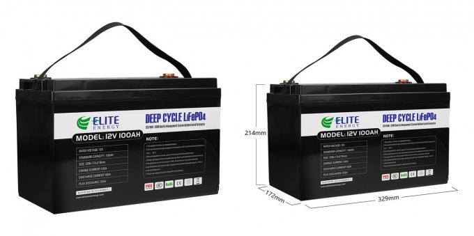 RV 12V 100Ah LiFePO4 Lithium Li Ion Rechargeable Battery Deep Cycle