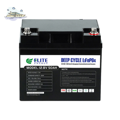Deep Cycle 12.8V 50Ah 12V LiFePO4 Battery For Power And Solar Storage System