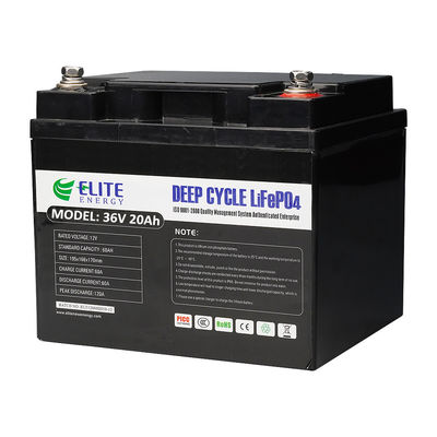 OEM CE Li Phosphate Battery RS485 IP67 36V 20Ah Li Ion Battery