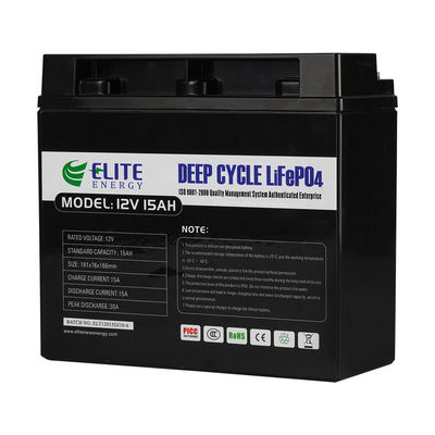 3000 Cycle 12V 15Ah 192Wh Portable Li Ion Battery Small Size