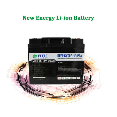 Lightweight 60Ah 768Wh LFP 12V LiFePO4 Battery Pack For Solar System