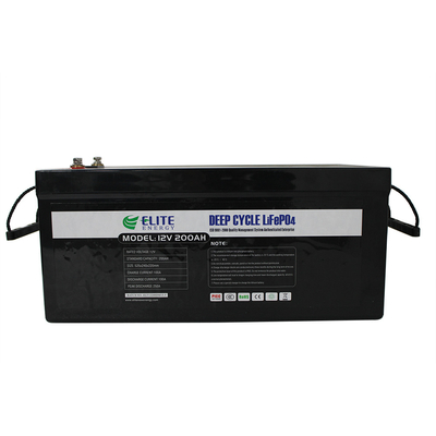 High Capacity 12V 200Ah Lithium Ion Battery Backup LiFePO4 Battery For RV Caravan