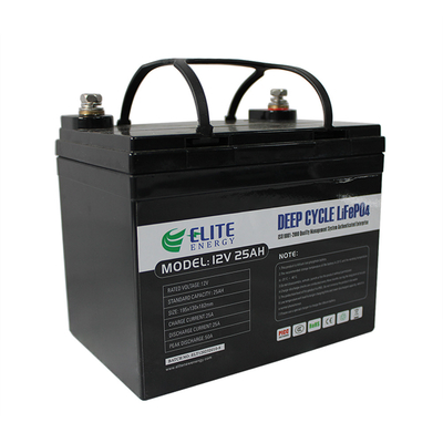 12V 12.8V LiFePO4 Battery Pack 25Ah Lithium Ion For ESS usage