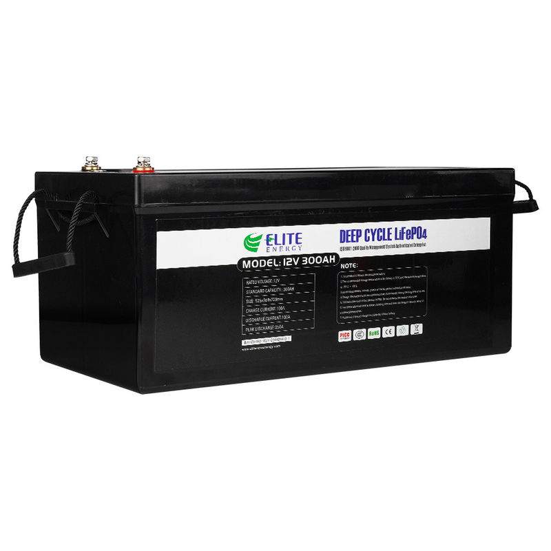 Light Weight 300Ah 12v Lithium Deep Cycle Battery Non Polluting