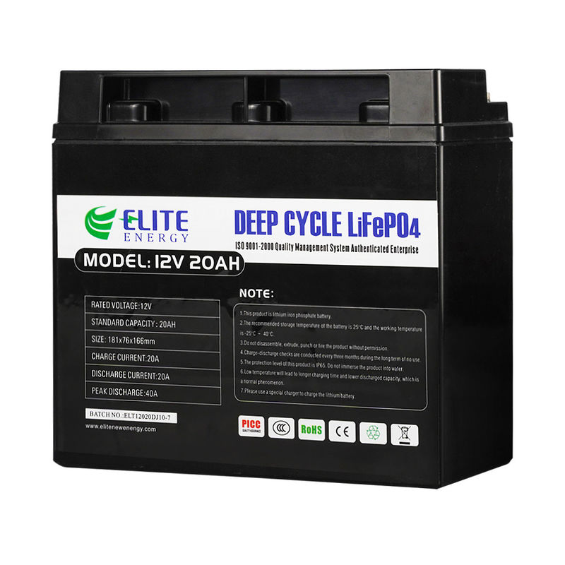 12V 20Ah Outdoor Portable Power Supply Lithium Iron Battery