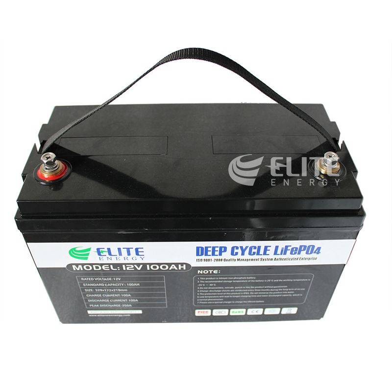 LFP 1280Wh 12V 100Ah Lithium Ion Battery safety Solar Storage