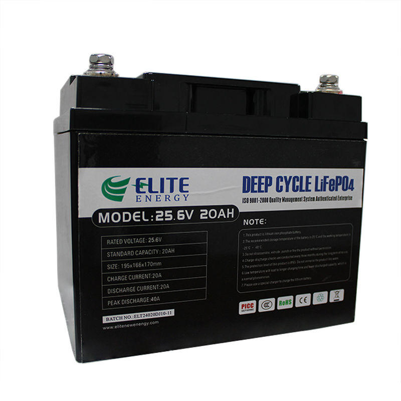 Deep Cycle 25.6V 20Ah Custom Lithium Battery Packs 5000 Cycles
