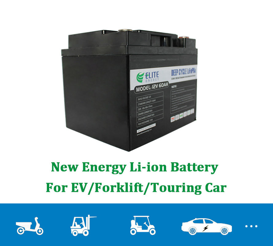 Lightweight 60Ah 768Wh LFP 12V LiFePO4 Battery Pack For Solar System