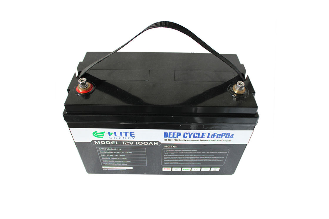 LiFePO4 1280Wh 12V 100Ah Li Ion Battery Pack For Solar System