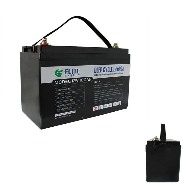 1280Wh 12V LiFePO4 Battery Solar Lithium Battery For Energy Storage