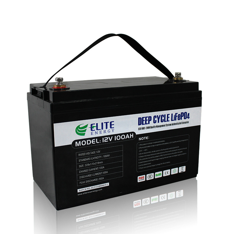 3000 cycles 12V LiFePO4 Battery 12.8V 100Ah Solar LiFePO4 Battery