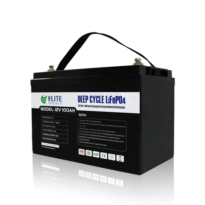 3000 cycles 12V LiFePO4 Battery 12.8V 100Ah Solar LiFePO4 Battery
