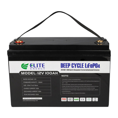 RV 12V 100Ah LiFePO4 Lithium Li Ion Rechargeable Battery Deep Cycle