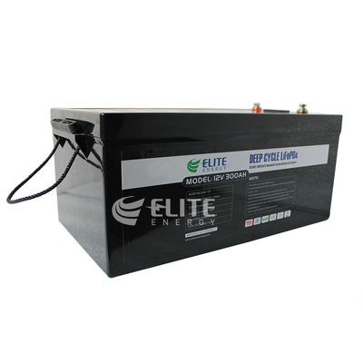 Rechargeable 12V 300Ah 3840Wh RV LiFePO4 Battery Solar Power Supply