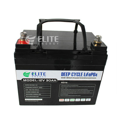 Backup Lifepo4 12V 30Ah 384Wh Lithium Phosphate Battery 2000 cycles