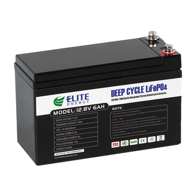 4S1P Connection 12V LiFePO4 Battery 45 Degree With MSDS Certification