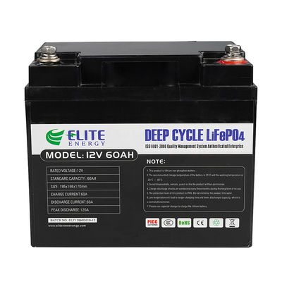 Solar Lithium Phosphate 60Ah 12V LiFePO4 Battery Pack Deep Cycle